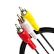thumbnail image 1 of Cable compuesto de audio/vídeo GE 23216, 1,8 m, 3 machos a 3 machos, 1 of 7