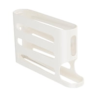 Magideal - Dispensador De Huevos Con Ruedas Para Refrigerador, Caja De Almacenamiento De Huevos, Organizador De Rodillos Para Huevos, Contenedor, Organizador De Blanco 1 Uds.