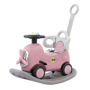 Mundo Online - Mecedora Andador Con Mango 2 En 1 Avioncito