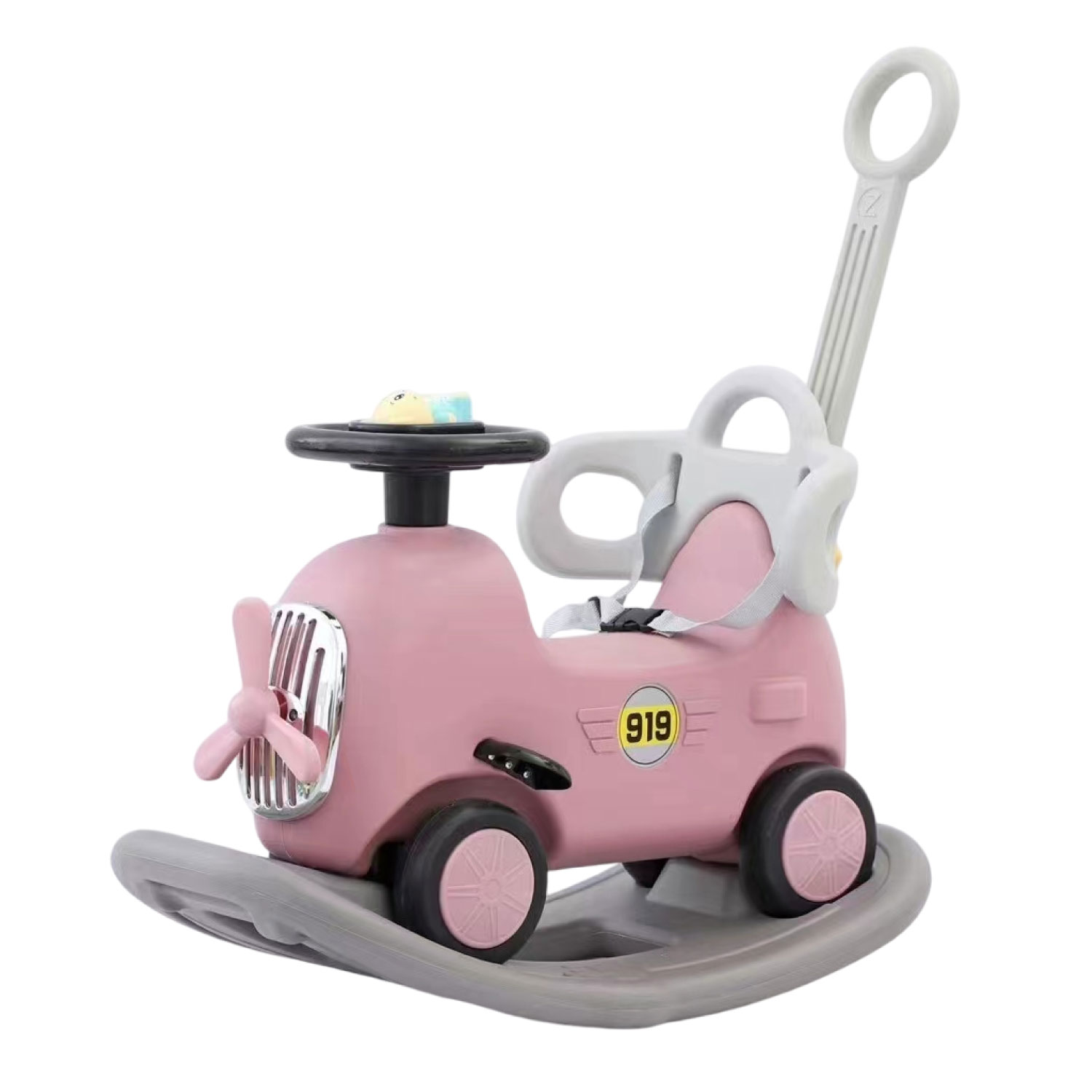 Mundo Online - Mecedora Andador Con Mango 2 En 1 Avioncito