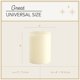 thumbnail image 5 of Pillar Candles Melt Candle Company, color marfil, 3 x 4 unidades, paquete de 3, 5 of 9