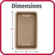 thumbnail image 4 of Molde para Pan GoodCook BestBake Bronce 23x13 cm, 4 of 7