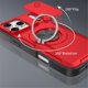 thumbnail image 3 of Funda for iPhone 17 Pro de 6.3 Pulgadas, Cubierta de Cámara Deslizante Incorporada y Soporte Giratorio Anillo de 360 ° Resistente a Golpes Funda Protectora, Rojo, for iPhone 17 Pro, 3 of 8