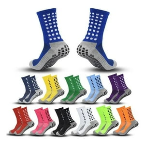 Genérica - 12 Calcetines Deportivos Media Antideslizantes Para Fútbol