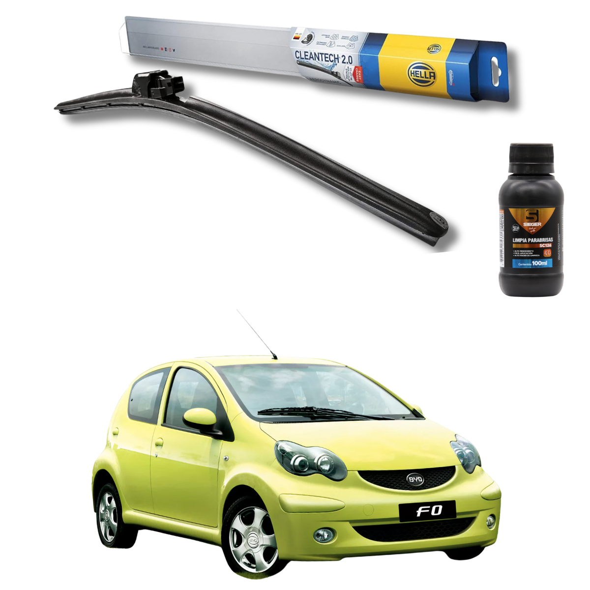 Plumillas Hella Cleantech Para Byd F0 2010-2016