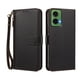 thumbnail image 1 of Funda Tipo Billetera para Motorola Moto G35 5G con Soporte y Bolsillo con Cierre Negro, 1 of 1