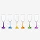 thumbnail image 1 of Display 6 Copas Champagne 176mL Flute Versalles Pie Color, 1 of 3
