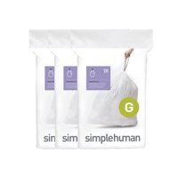 Bolsas De Basura Simplehuman Code G 30 L/8 Galones, 60 Unidades