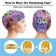 thumbnail image 3 of Mia y Codie Gorro de Natación de Licra, Gorro de Baño de Tela Cómoda, Gorro Elástico Antideslizante para Hombres, Mujeres y Niños, 3 of 6