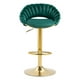thumbnail image 1 of Pack 2 Taburetes Deluxe Terciopelo Verde, 1 of 3
