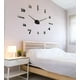 thumbnail image 2 of Reloj Pared Grande 3D Sin Marco Decoración Negro Jhn, 2 of 3