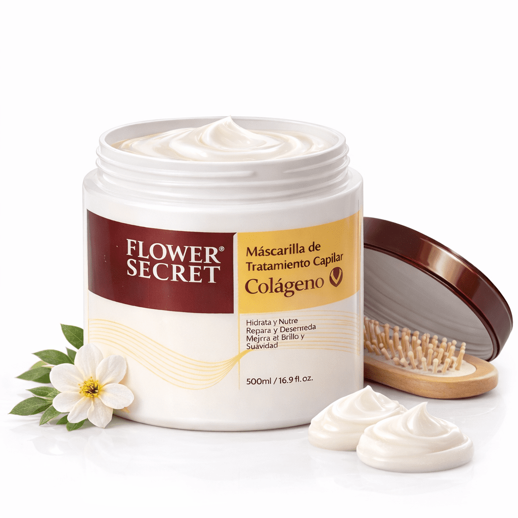 Flower Secret - Crema Capilar Restauradora Con Colágeno 500ml