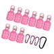 thumbnail image 2 of Protector De Anzuelo De Calamar De 9 Piezas Con Mosquetones Ganchos Portátiles Tapas De Seguridad Rosa L, 2 of 5