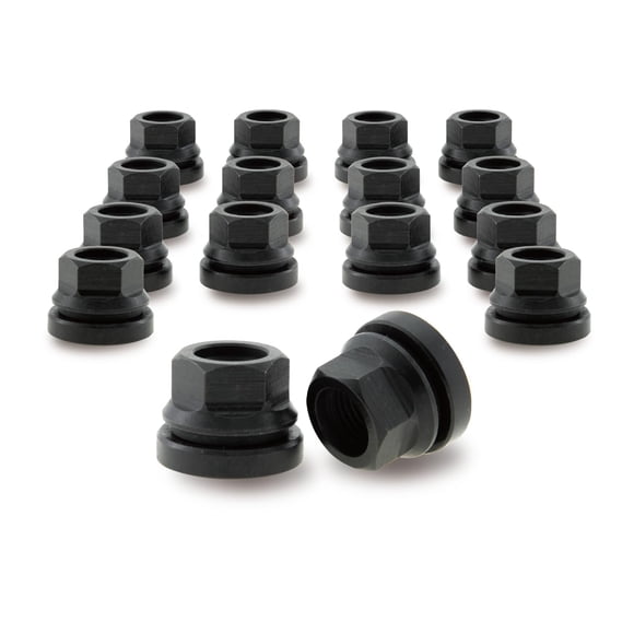 Tuercas de rueda PSGSP M14x1.5 16 uds negras 21 mm 7/8 in