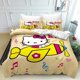 thumbnail image 1 of Printed Duvet Quilt Cover Hello Bedding Bed Set Kitty Soft Comforter Microfiber with Zipper Closure Great Match with Any Home Decor, 1 of 4