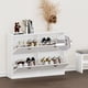 thumbnail image 2 of Shoe Cabinet,Hidden Slim Narrow Shoe Rack Cabinet with 4 Drawers for Entryway, Foyer,Hallway,Bedroom,Original Wood Color, (WHITE), 2 of 3