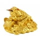 thumbnail image 1 of Figura De Rana De La Riqueza, Figura De Rana Feng Shui Para Estante, Gabinete De Entrada Para El Hogar, Grande, 1 of 5