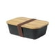 thumbnail image 1 of Contenedor Tupper Hermético Pp Bambú Thadan Negro 1000 Ml, 1 of 3