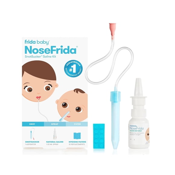 Kit Cuidado Nasal FridaBaby NoseFrida Spray 20 ml 10 Filtros