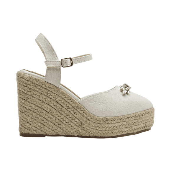 SANDALIAS DE FIESTA  BRUNO ROSSI BLANCO MUJER  BRM0073 - Talla 36