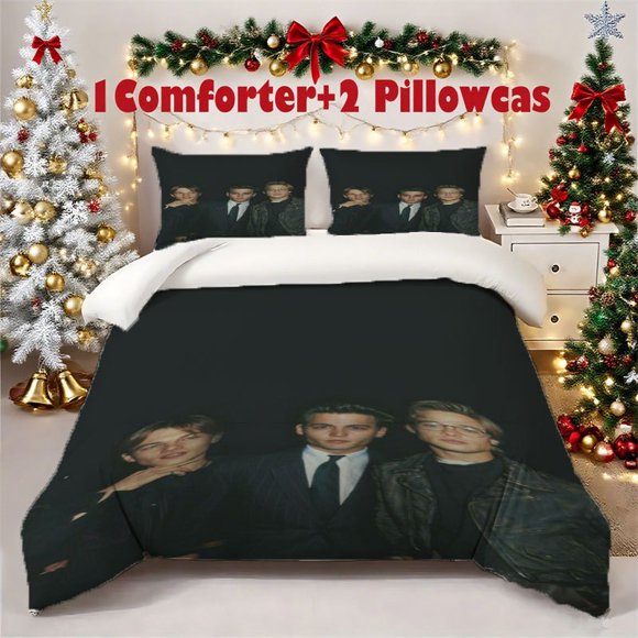 Stylish Set - 90'S Printed Soft Bedding Made of Polyester Serves As Both Decoration And Warmth
