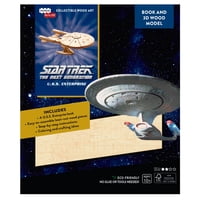 Insight - Star Trek The Next Generation Libro Y Modelo Armable Madera