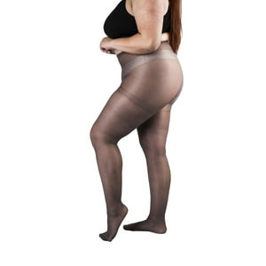 Ingesa - Panty Elasticada 20 Denier Talla Especial Xxl Plata