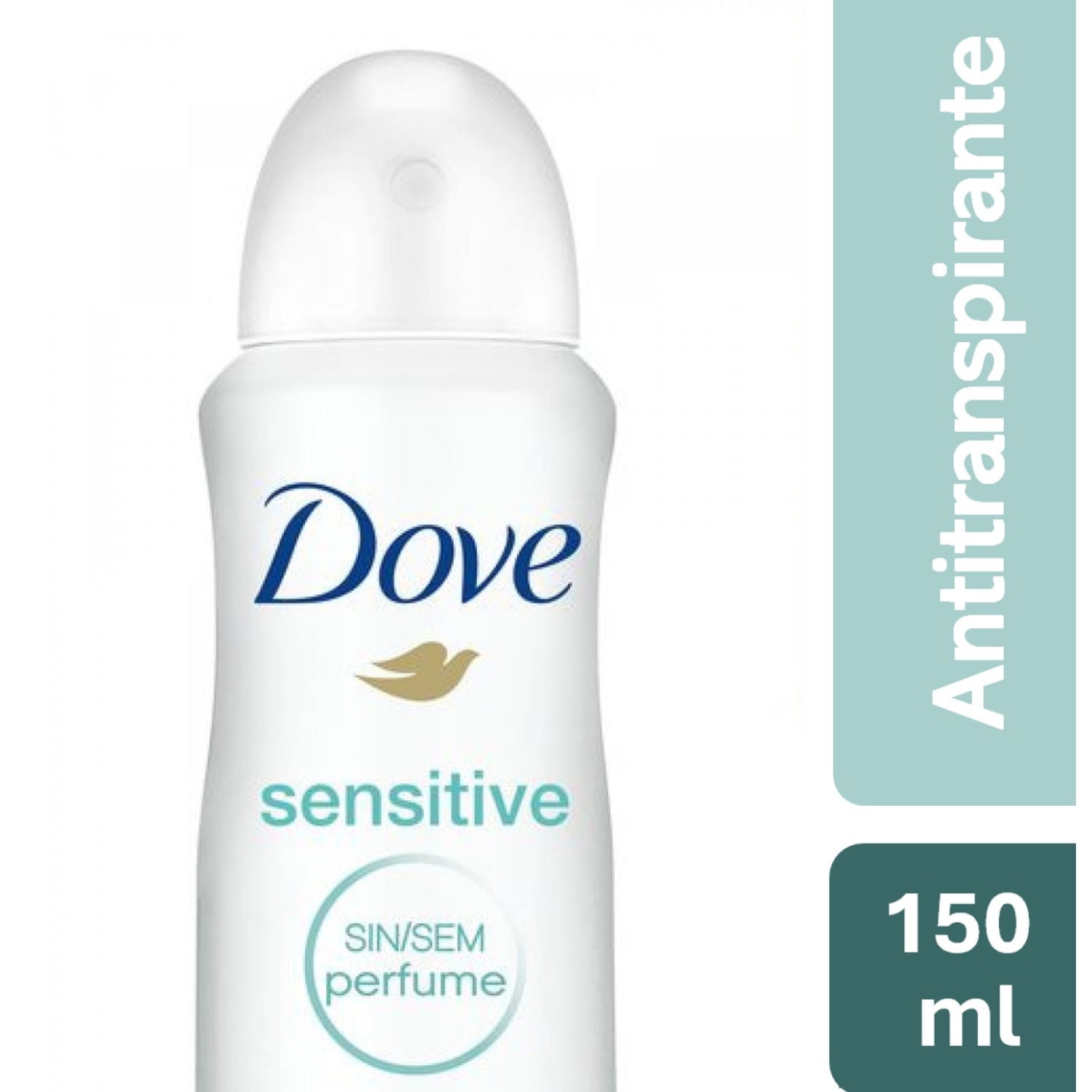 Dove - Desodorante Sensitive Sin Perfume 72 Horas 150 Ml