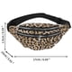 thumbnail image 3 of Unique Bargains 1 Pc Riñonera Patrón de Leopardo Bolsa de Cintura Color Café, 3 of 6