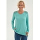 thumbnail image 1 of Polera Mujer Con Detalle Macramé Verde Agua, 1 of 4