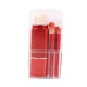 thumbnail image 3 of Juego De Pinceles De Maquillaje 8 En 1 Synthetic Professional Para Concealer Girl Red, 3 of 5
