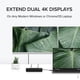thumbnail image 2 of Adaptador de doble monitor conectable 4K DisplayPort/HDMI USB 3.0/USB-C, 2 of 7
