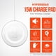 thumbnail image 2 of Cargador Inalámbrico Chargepad Pro 15w De Carga Rápida, 2 of 8