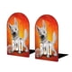thumbnail image 1 of Bolt: Un Perro Fuera de Serie Sujetalibros decorativos temáticos, tope para estantería con base antideslizante, uso dual para hogar y oficina - 2 piezas, 1 of 6
