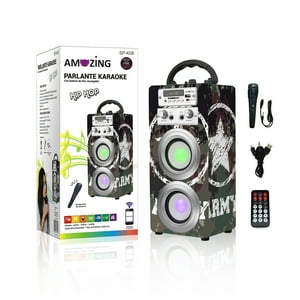 Amazing - Parlante Karaoke Hip-Hop / Mic Sp-K08 Army