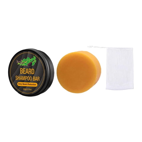 Magideal - Jabón De Champú Oscurecedor, Jabón De Oscurecimiento Del Cabello, Reparación De Barbería, Daños En La Barba, Barba Reductora Gris, Jabón De Cobertura