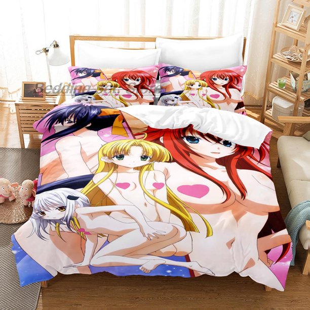 High School DXD Bedding Set Bed Set Aldult Night Sleep Set Date A Live NightlifeCartoon