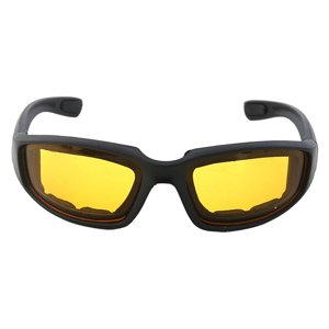 Ioensy - Gafas De Montar En Moto Gafas De Ciclismo Senderismo Golf A Prueba De Viento Amarillo
