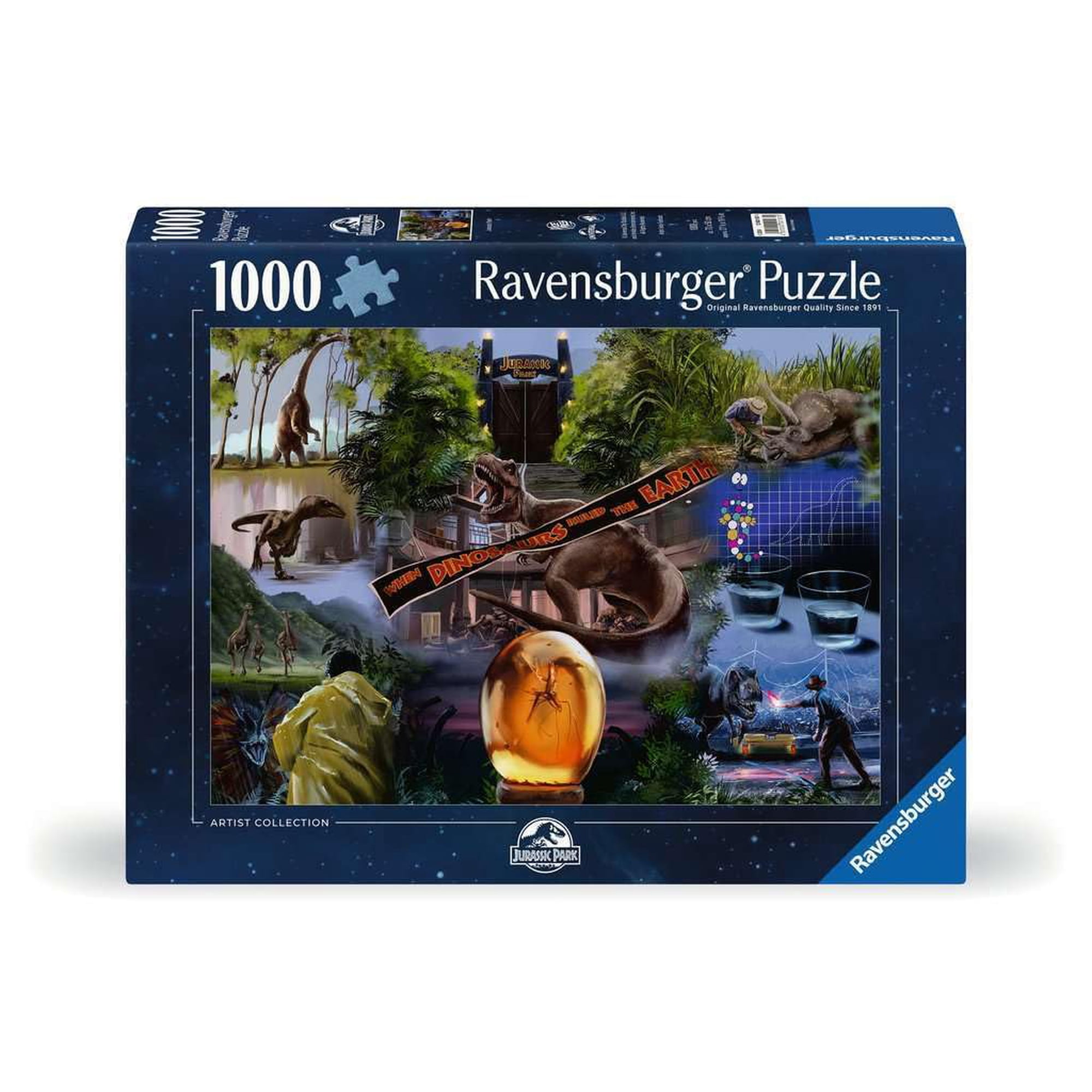 Rompecabezas Ravensburger Jurassic Park Movie 1000 Piezas