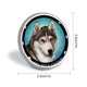 thumbnail image 2 of Insignia de Botón Desmarcar Husky Siberiano 2.8 cm, 2 of 6
