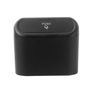 Magideal - Bote De Basura Negro Para Automóvil, Bote De Basura Para Automóvil, Bote De Basura Para Automóvil Con Tapa, Bote De Basura Para Vehículo Para Automóvi