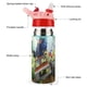 thumbnail image 3 of Los vecinos GreenBotella de Agua con Tapa Pop Top de Un Toque, Acero Inoxidable, a Prueba de Fugas, para Deportes, Botella Infantil rosa 12 oz, 3 of 6