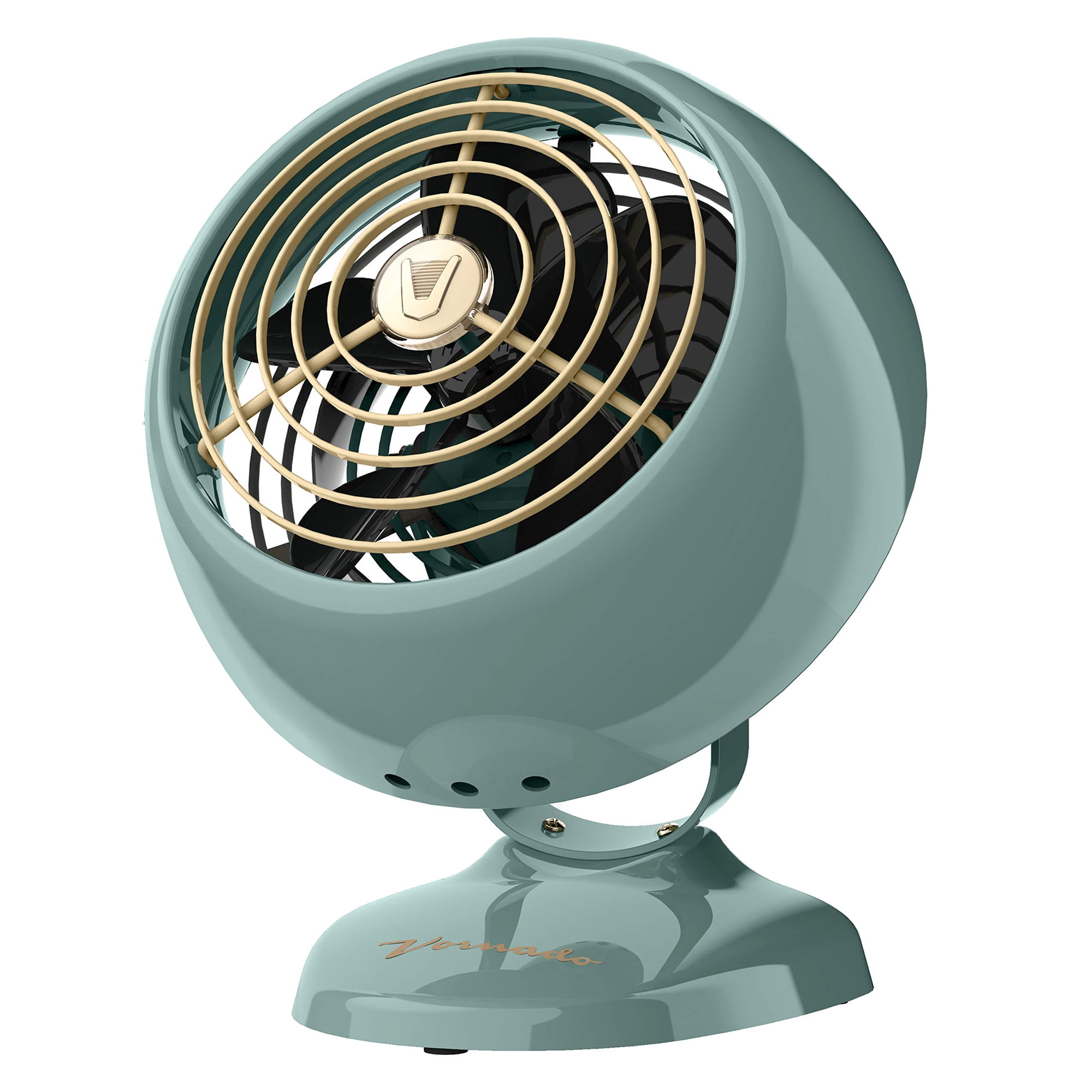 Ventilador Vornado Vfan Mini Classic Vintage Retro Metal Verde