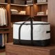 thumbnail image 2 of REGALWOVEN Almacenamiento de Ropa, Bolsas de Almacenamiento Plegables, Bolsas de Mudanza para Organizar Ropa, Edredón, Organizadores de Armario con Asas Blanco-Negro 1Pcs, 2 of 6