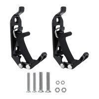 Magideal - Soporte Para Portaequipajes De Techo, Abrazadera De Liberación Rápida, Aleación De Zinc, Profesional, Soporte De Montaje En Pared Para Portaequipajes Negro