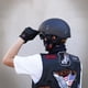 thumbnail image 5 of Casco De Motocicleta De Fibra De Carbono Medio Rostro L Negro, 5 of 8