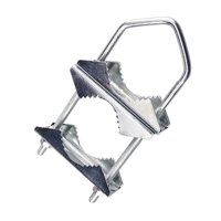 Bothyi - Abrazadera De Mástil De Antena, Hierro, Resistente, Duradero, Alta Dureza, Soporte De Mástil De Poste A Poste