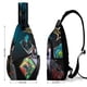 thumbnail image 2 of Kingdom Hearts Riñonera Bandolera con Estampado Integral para Hombres y Mujeres, Bolso Cruzado Gráfico de Tendencia, Mochila de Hombro Streetwear para Ciclismo y Deportes, Riñonera Versátil Casual, 2 of 6