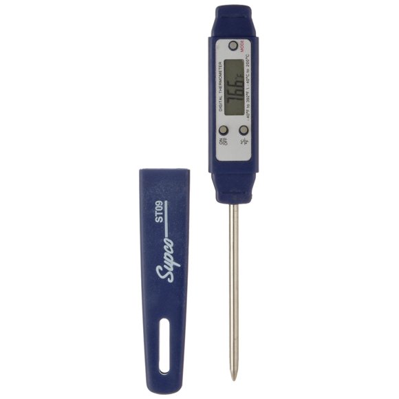 Termómetro Supco ST09 -40 a 200 °C Digital de Bolsillo con Sonda