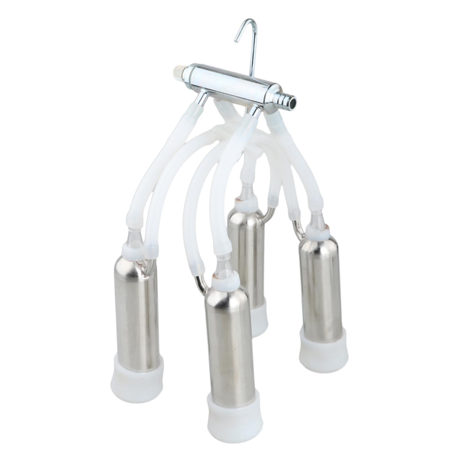 Ioensy - Reemplazo De Grupo De Ordeño, Estructura Resistente, Máquina De Ordeño De Acero Inoxidable, Color Plata